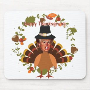 Truthühner-Erntedank Mousepad