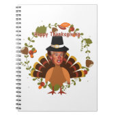 Truthühner-Erntedank Notizblock (Vorderseite)