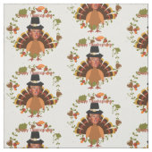 Truthühner-Erntedank Stoff (Muster)