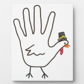 Truthühner Fotoplatte (Vorderseite)