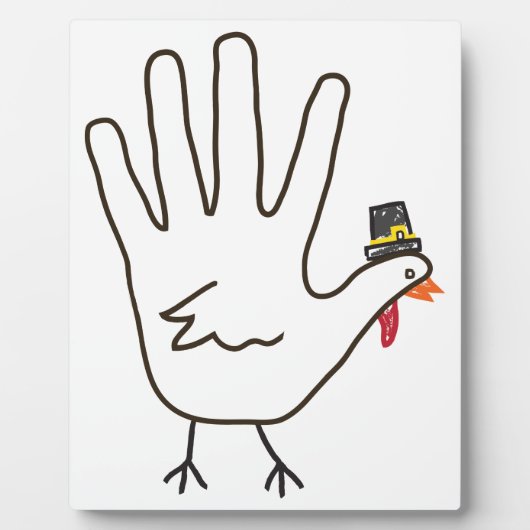 Truthühner Fotoplatte (Vorderseite)