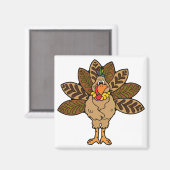 Truthühner niedlicher Länder Magnet (Vorderseite/Rückseite)