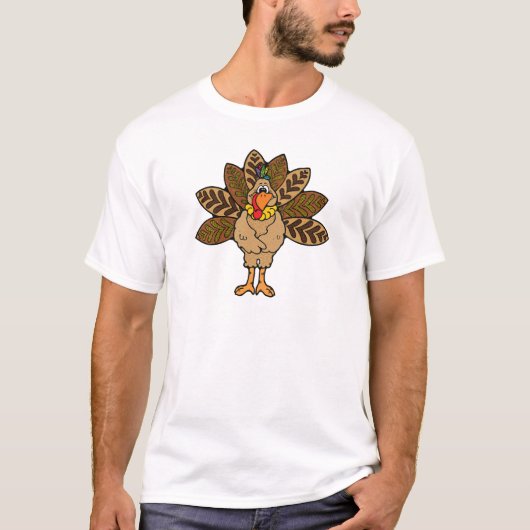 Truthühner niedlicher Länder T-Shirt (Vorderseite)