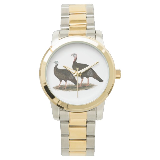 Truthühner Ostpaare Armbanduhr (Vorderseite)