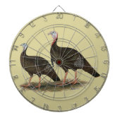 Truthühner Ostpaare Dartscheibe (vorne)