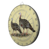 Truthühner Ostpaare Dartscheibe (Vorderseite rechts)