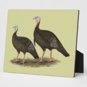 Truthühner Ostpaare Fotoplatte (Seite)