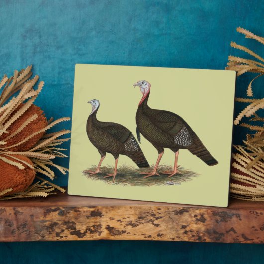 Truthühner Ostpaare Fotoplatte (Seite)