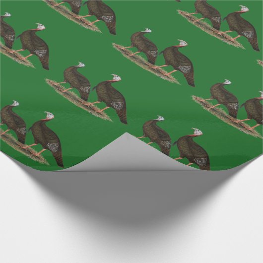 Truthühner Ostpaare Geschenkpapier (Ecke)