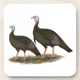 Truthühner Ostpaare Getränkeuntersetzer