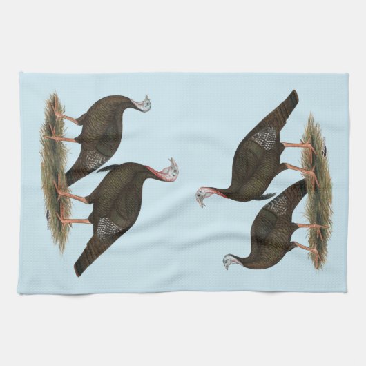 Truthühner Ostpaare Handtuch (Horizontal)
