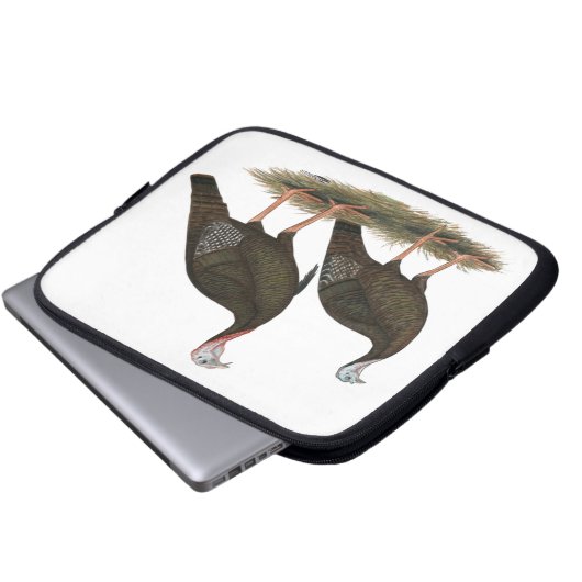 Truthühner Ostpaare Laptopschutzhülle (Vorne Knopf)