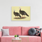 Truthühner Ostpaare Leinwanddruck (Insitu (Wohnzimmer))