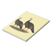 Truthühner Ostpaare Notizblock (Rotiert)