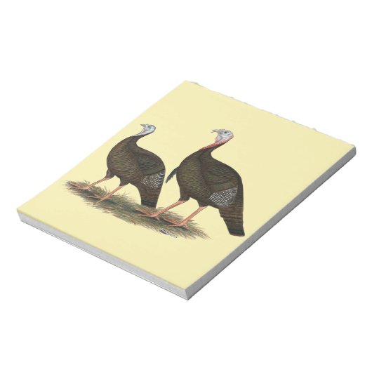 Truthühner Ostpaare Notizblock (Rotiert)