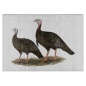 Truthühner Ostpaare Schneidebrett (Vorderseite)