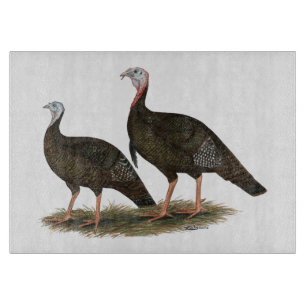 Truthühner Ostpaare Schneidebrett