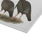 Truthühner Ostpaare Schneidebrett (Ecke)