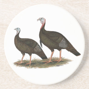 Truthühner Ostpaare Untersetzer