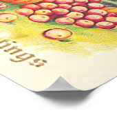 Truthühner-Pumpkinäpfel Baumäpfel Herbstlaube Poster (Ecke)