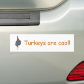 Truthühner sind cool, Pointillismus-Autoaufkleber Autoaufkleber (Auf Auto)