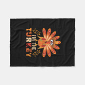 Truthühner und Sommerhäuser Herbstfarben Fleece Bl (Vorderseite (Horizontal))