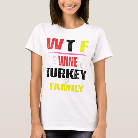 Truthühner und T - Shirt (Vorderseite)