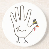 Truthühner Untersetzer (Vorne)