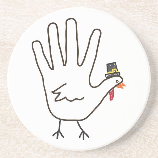 Truthühner Untersetzer (Vorne)