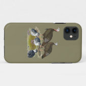 Truthühnerfamilie Eastern Wild Case-Mate iPhone Hülle (Rückseite (Horizontal))