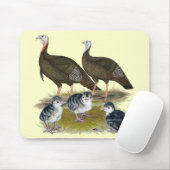 Truthühnerfamilie Eastern Wild Mousepad (Mit Mouse)