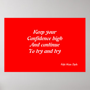 Try and try prints poster