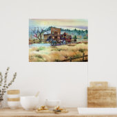 TRY CREEK STATION by SHARON SHARPE Poster (Küche)