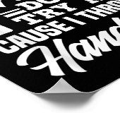 Try Jesus Please Don't Try Me - Funny Jesus Gift  Poster (Ecke)