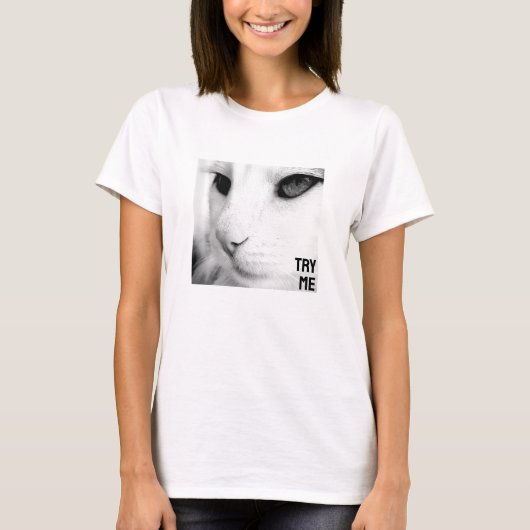 Try Me (light)-T - Shirt (Vorderseite)