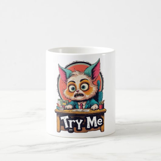 Try Me Tshirt Kaffeetasse (Mittel)