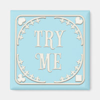 "Try Me" Wunderland Tee Party Charming Blue