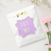 "Try Me" Wunderland Tee Party Pastel Lila Geschenktütchen (Versiegelt)