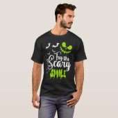 Try The Scary Smile Pumpkin Jack O Lantern Face T-Shirt (Vorne ganz)