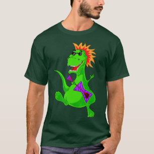 Tryannosaurus Felsen-Stern-T - Shirt