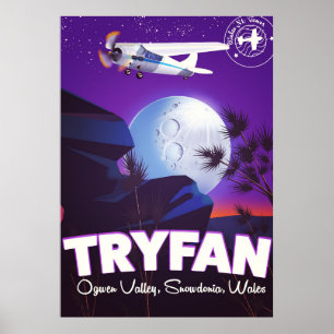 Tryfan,Ogwen-Tal, Snowdonia, Wales Poster