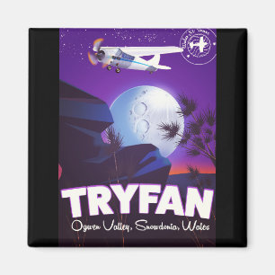 Tryfan, Ogwental, Snowdonia, Wales Magnet