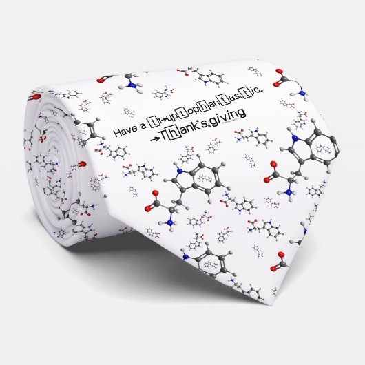 Tryptophan Erntedank Krawatte (Gerollt)