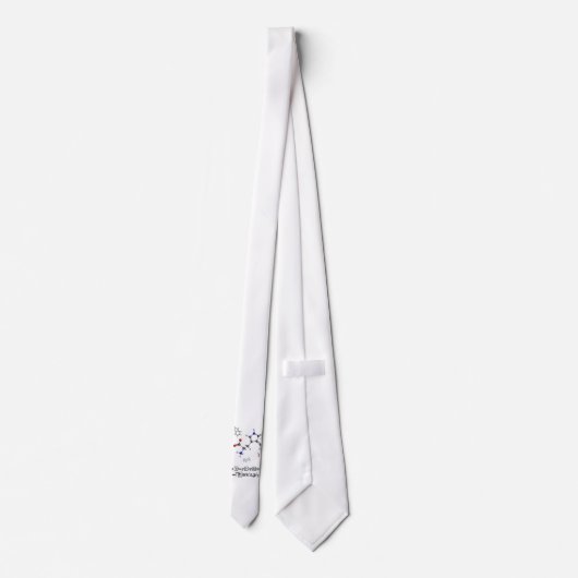 Tryptophan Molecule Krawatte (Rückseite)