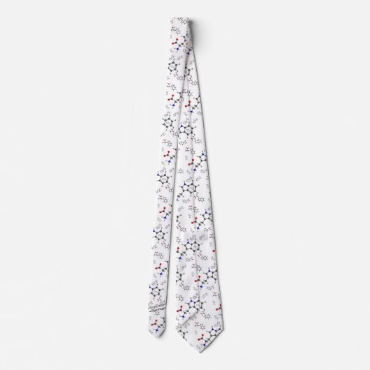 Tryptophan Molecule-Krawatte Krawatte (Rückseite)