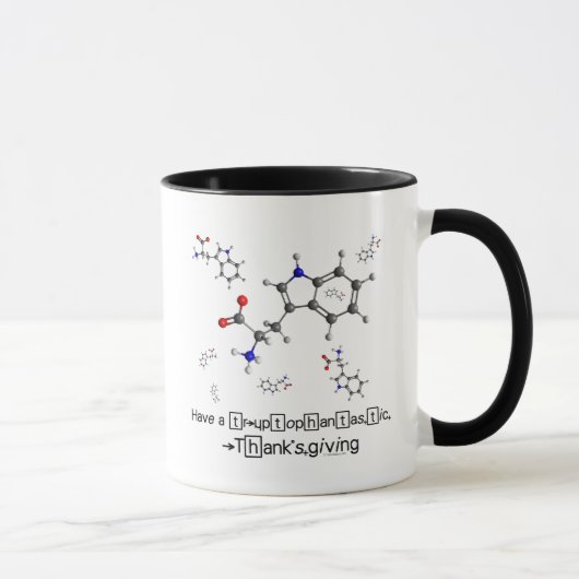 Tryptophan Molecule Tasse (Rechts)
