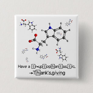 Tryptophan-Molekül Button