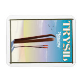 Trysil Norwegen , Norwegisches Skipposter Magnet (Horizontal)