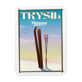 Trysil Norwegen , Norwegisches Skipposter Magnet (Vertikal)