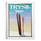 Trysil Norwegen , Norwegisches Skipposter Notizblock (Vorderseite)